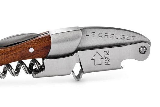 Le Creuset Waiter's Corkscrew with Wooden Handle & Stopper